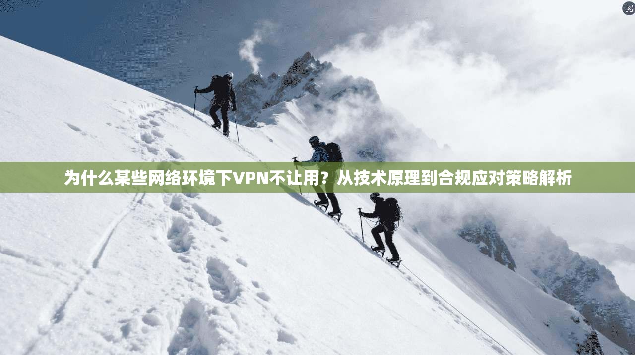 为什么某些网络环境下VPN不让用？从技术原理到合规应对策略解析