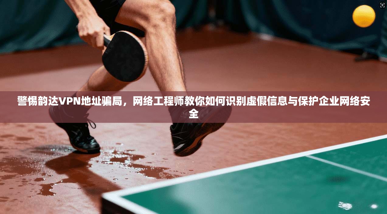 警惕韵达VPN地址骗局，网络工程师教你如何识别虚假信息与保护企业网络安全