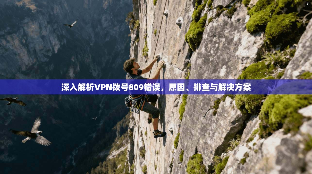 深入解析VPN拨号809错误，原因、排查与解决方案