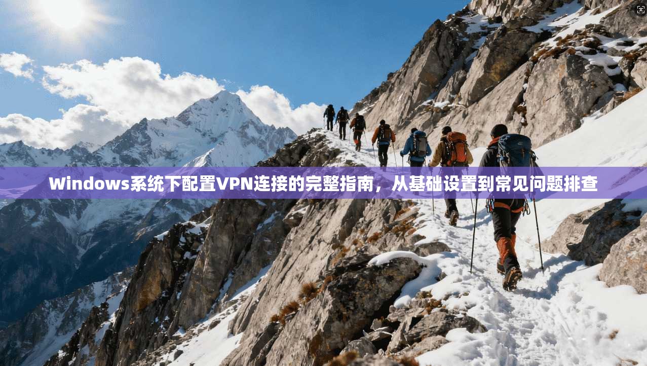 Windows系统下配置VPN连接的完整指南，从基础设置到常见问题排查