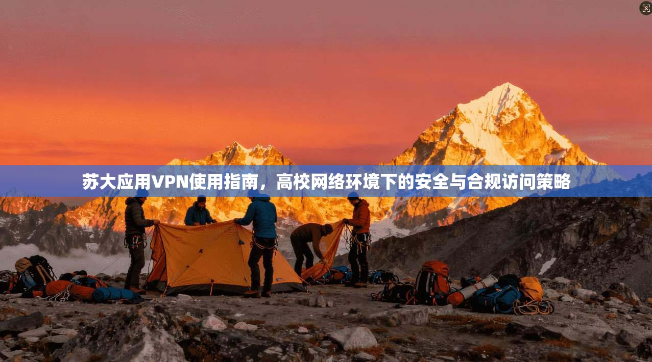 苏大应用VPN使用指南，高校网络环境下的安全与合规访问策略