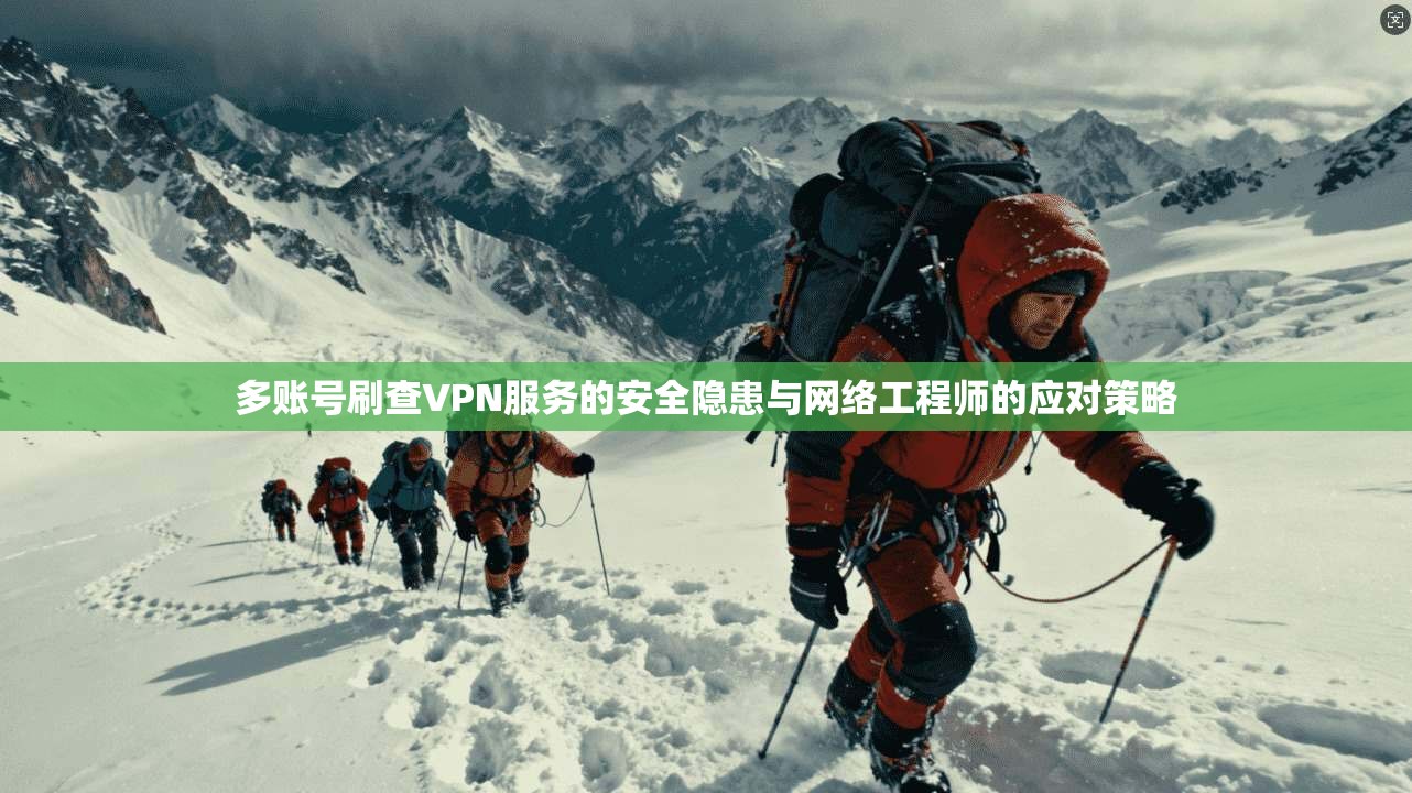 多账号刷查VPN服务的安全隐患与网络工程师的应对策略
