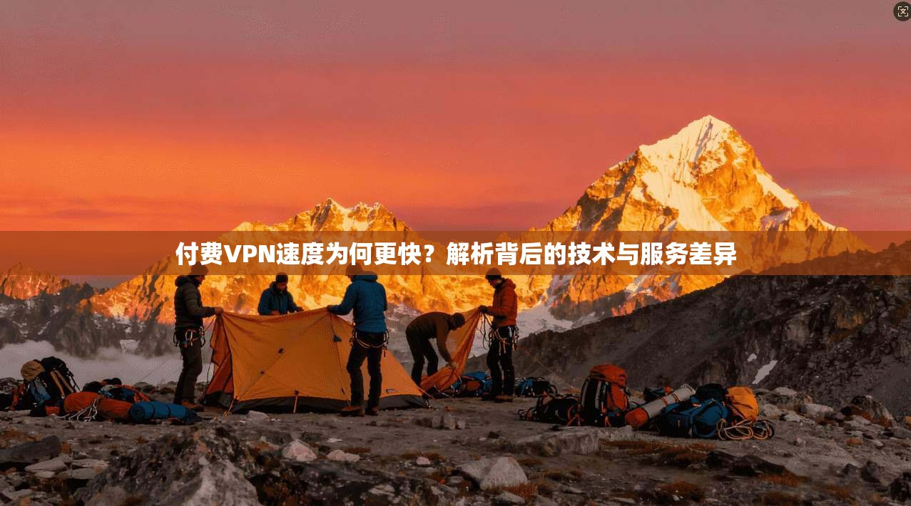 付费VPN速度为何更快？解析背后的技术与服务差异