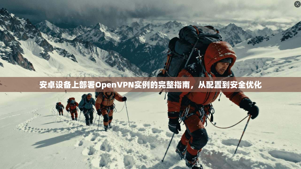 安卓设备上部署OpenVPN实例的完整指南，从配置到安全优化