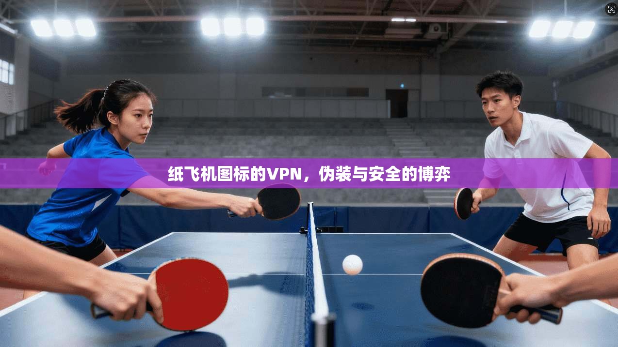 纸飞机图标的VPN，伪装与安全的博弈