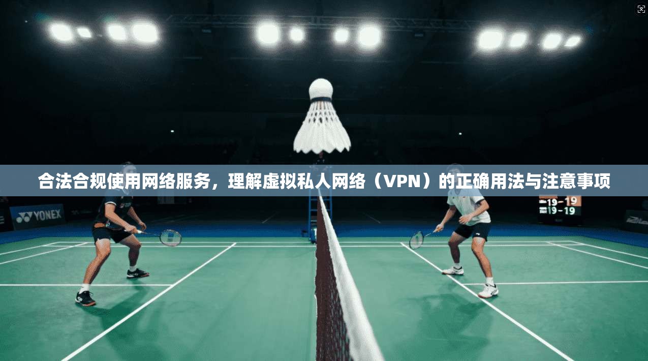 合法合规使用网络服务，理解虚拟私人网络（VPN）的正确用法与注意事项