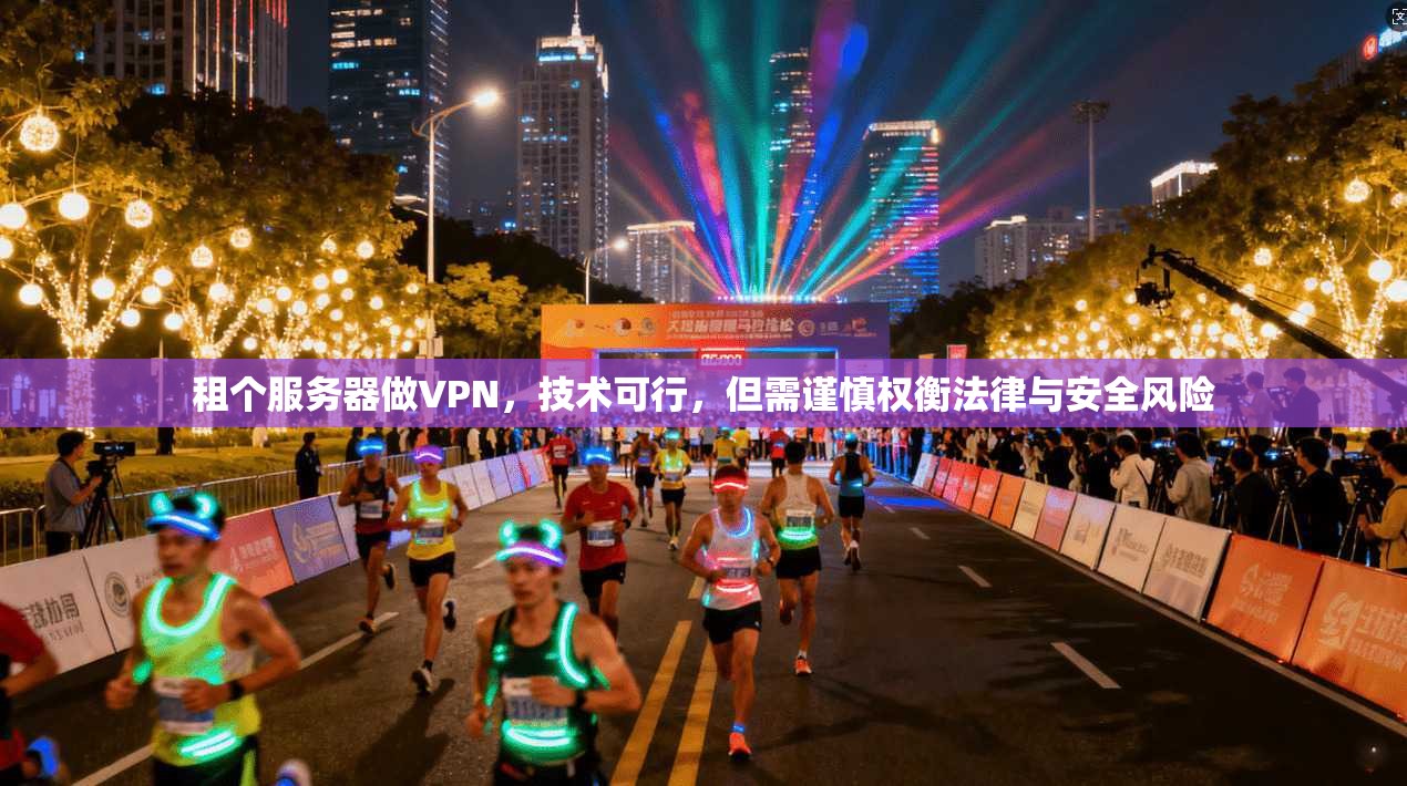 租个服务器做VPN，技术可行，但需谨慎权衡法律与安全风险