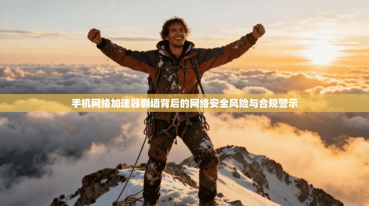 手机网络加速器翻墙背后的网络安全风险与合规警示
