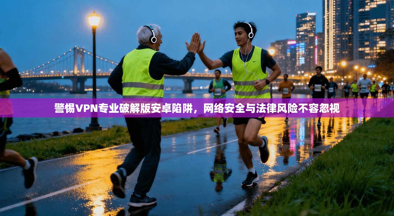 警惕VPN专业破解版安卓陷阱，网络安全与法律风险不容忽视