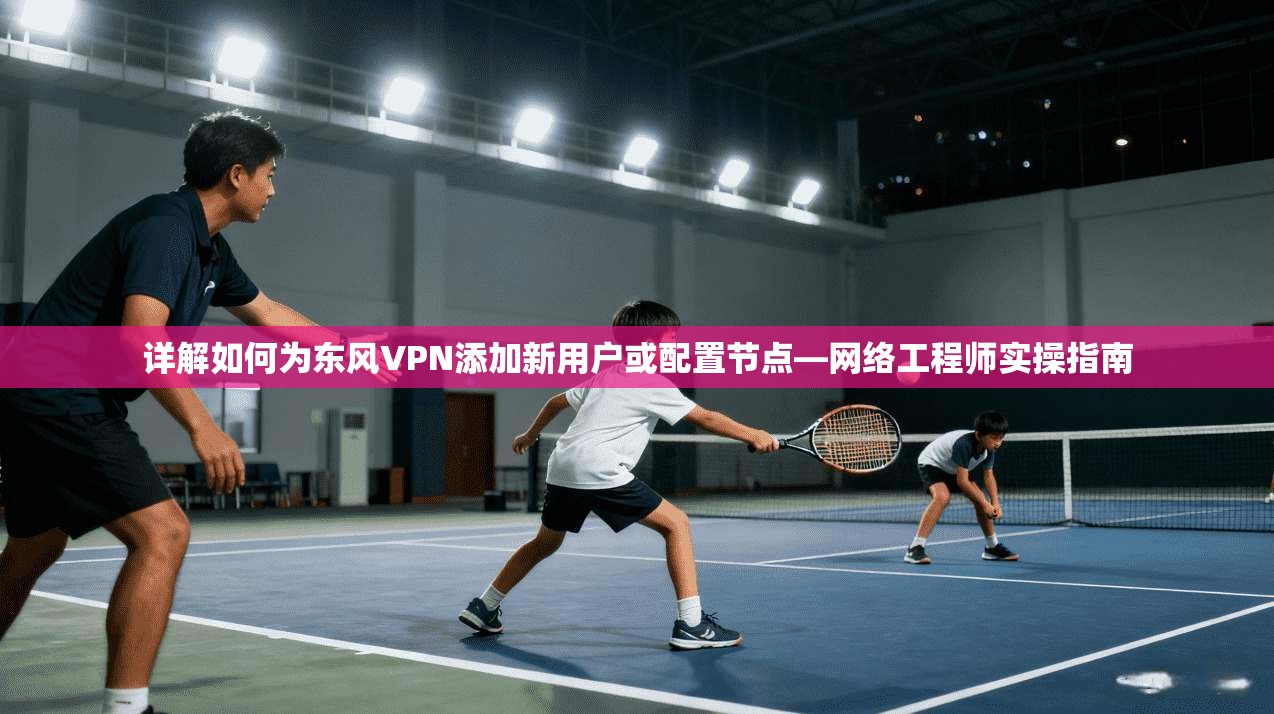 详解如何为东风VPN添加新用户或配置节点—网络工程师实操指南