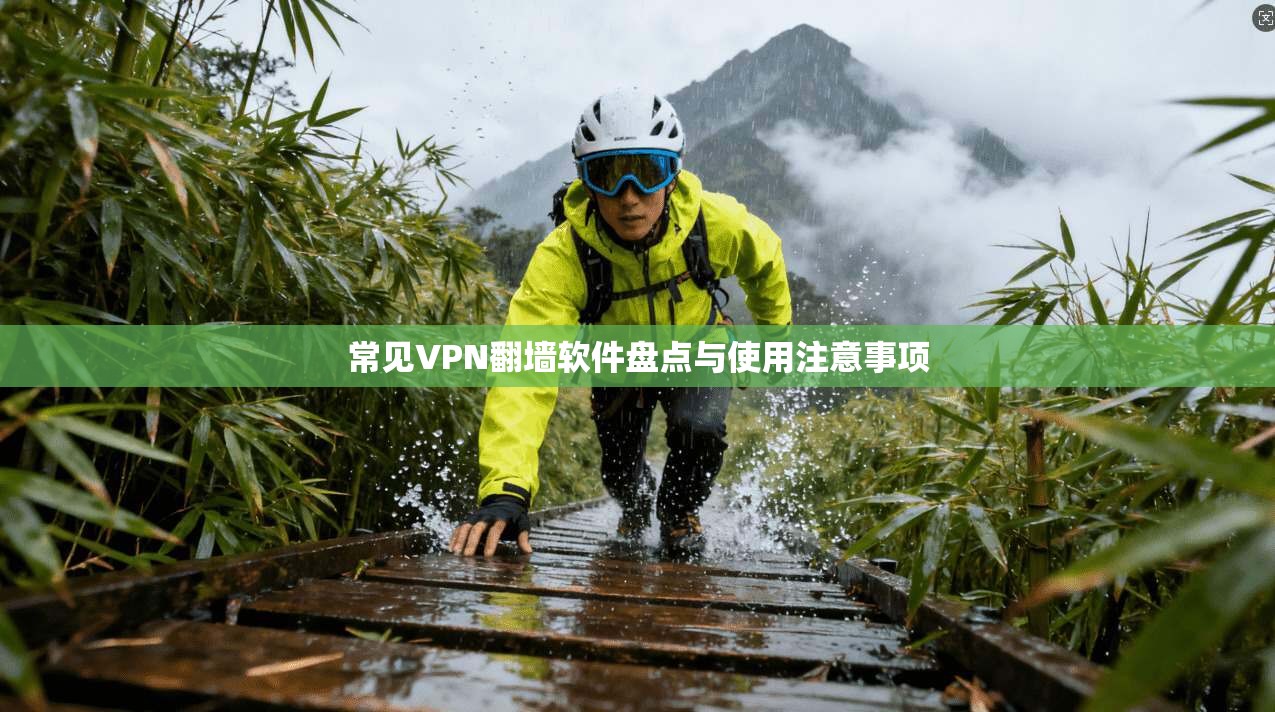 常见VPN翻墙软件盘点与使用注意事项