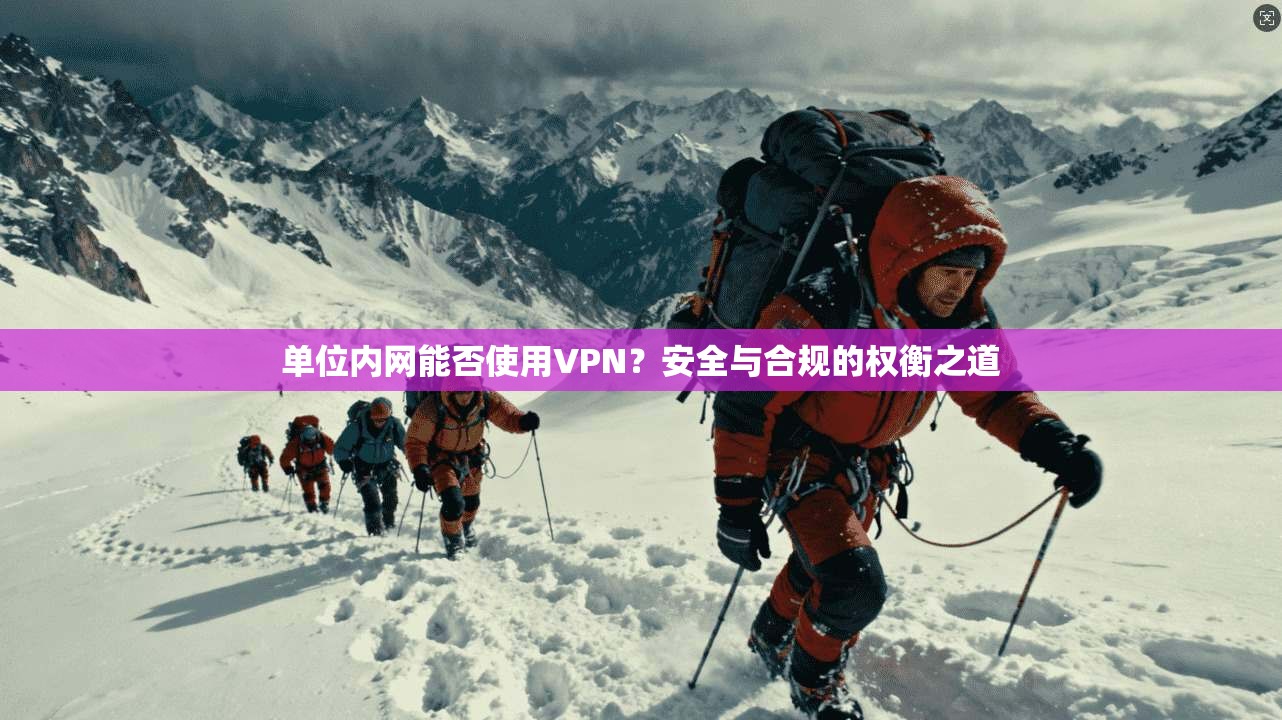 单位内网能否使用VPN？安全与合规的权衡之道