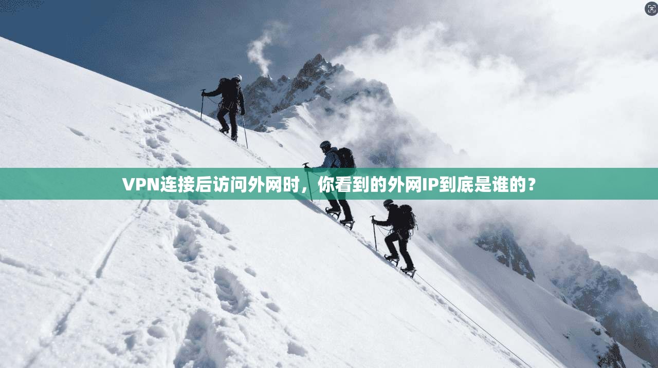 VPN连接后访问外网时,你看到的外网IP到底是谁的?