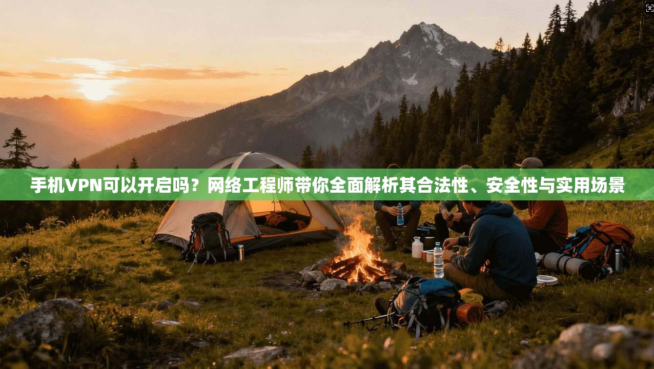 手机VPN可以开启吗?网络工程师带你全面解析其合法性、安全性与实用场景