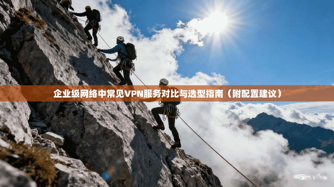 企业级网络中常见VPN服务对比与选型指南（附配置建议）