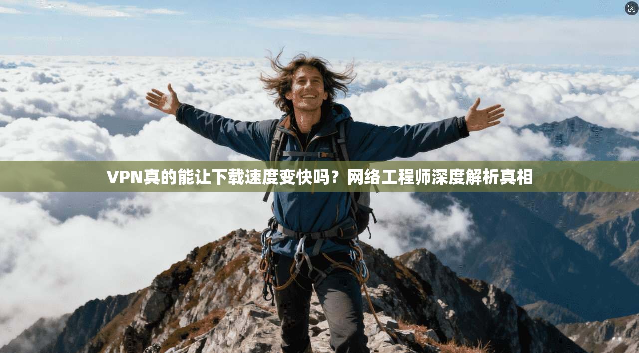 VPN真的能让下载速度变快吗?网络工程师深度解析真相