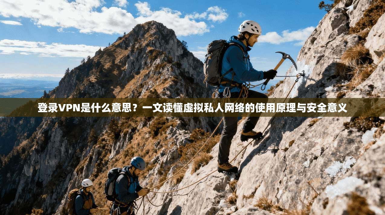 登录VPN是什么意思？一文读懂虚拟私人网络的使用原理与安全意义