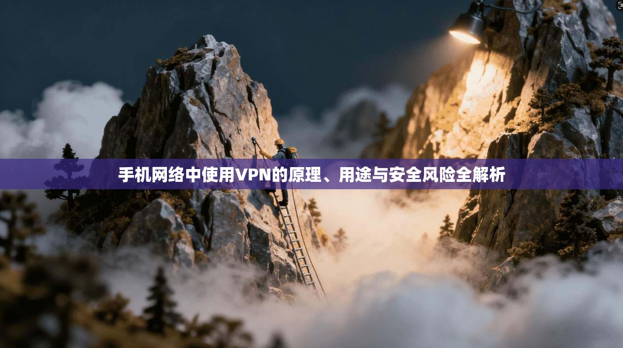 手机网络中使用VPN的原理、用途与安全风险全解析