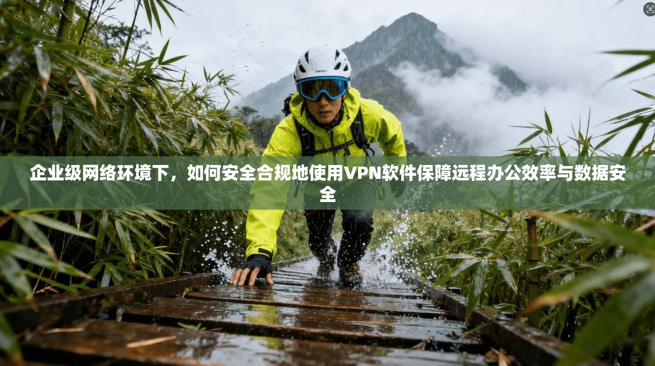 企业级网络环境下，如何安全合规地使用VPN软件保障远程办公效率与数据安全