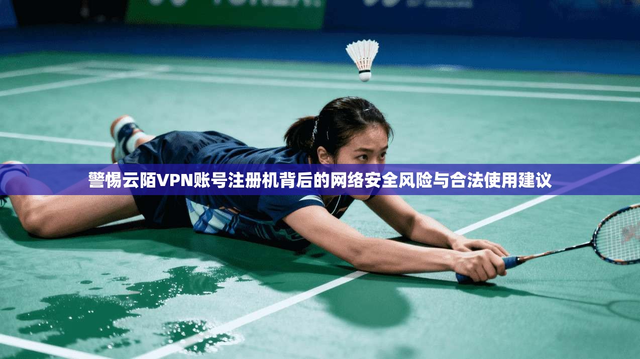 警惕云陌VPN账号注册机背后的网络安全风险与合法使用建议